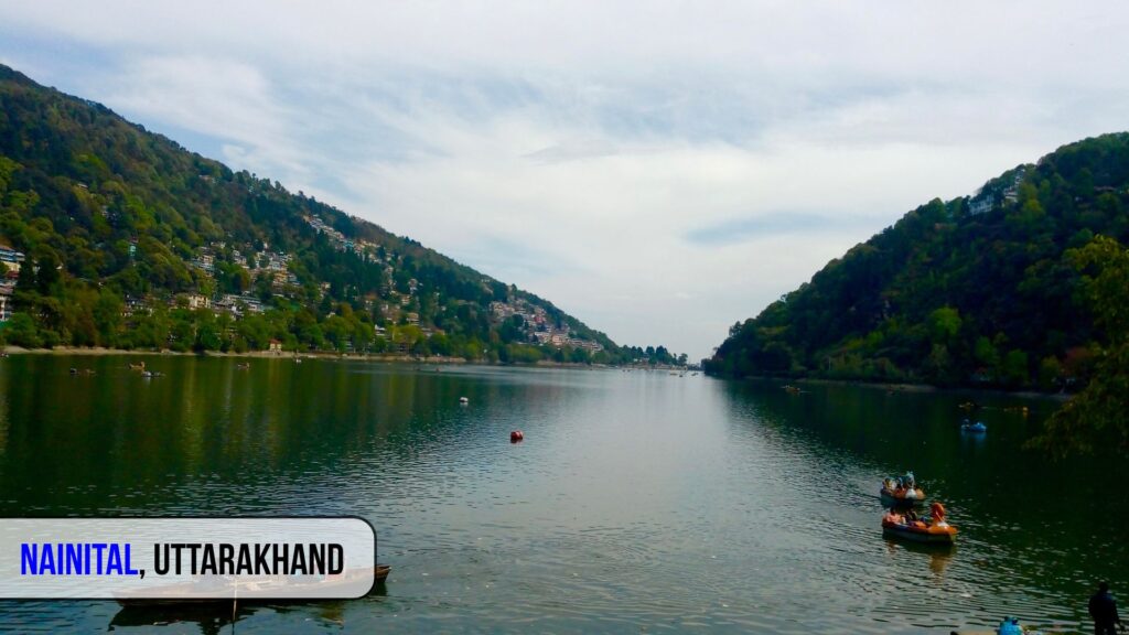 Boating on Naini Lake in Nainital, Uttarakhand – one of the best places to visit in India during summer